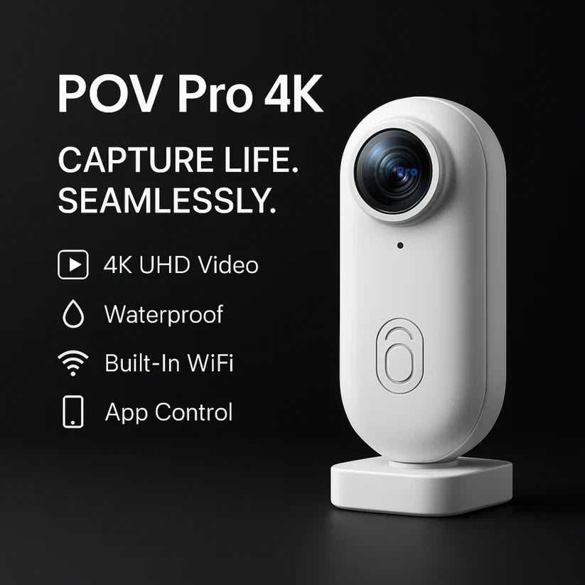 NanoVUE™ POVPocket 4K Mini Action Camera