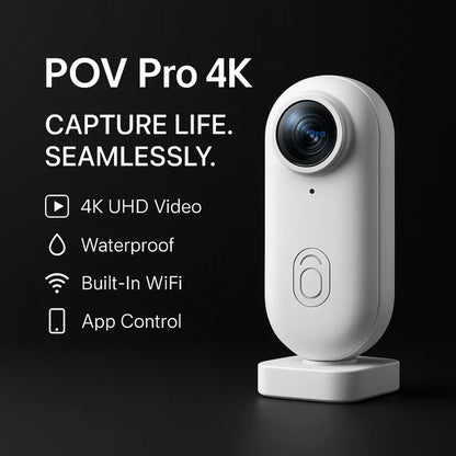 NanoVUE™ POVPocket 4K Mini Action Camera
