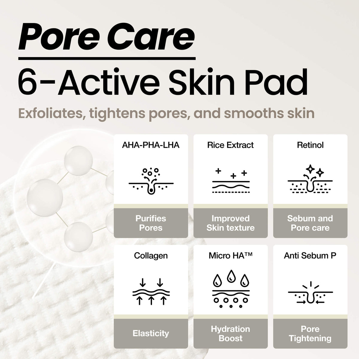 [Top-Rated in Korea] Pore Skin Texture Pad